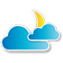 Ícono representativo del clima: Muy nuboso